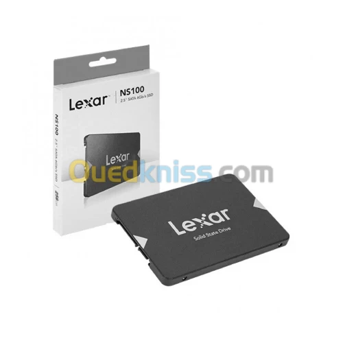 LEXAR NS100 1TB - DISQUE DUR INTERN SATA III SSD 2.5" - 550MB/s - UP TO 2000 Hz - 6Gb/s- NOIR 
