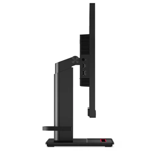 ECRAN LENOVO THINKVISION T24V-20 - 23.8" FULL HD - 60 Hz - IPS - 4MS - HDMI/DP/VGA - WEBCAM - SPEAKERS - ADJUSTABLE - BLACK