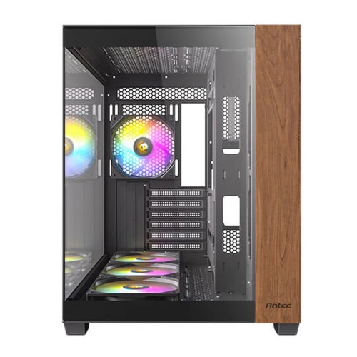ANTEC CX800 WOOD - BOITIER PC GAMING MOYEN TOWER - 360MM ARGB - AIRFLOW - VERRE TREMPÉ - BLACK