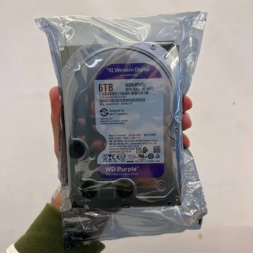 WD PURPLE 6TB SURVEILLANCE - DISQUE DURE HDD 3,5" - SATA 6GB/S - 5400 RPM - 256Mo - WD64PURZ