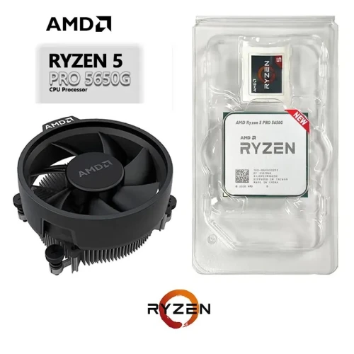 AMD RYZEN 5 PRO 5650G - SOCKET AM4  - RADEON GPU VEGA 7 - 6 CŒURS -12 THREADS - TDP 65 W - APK