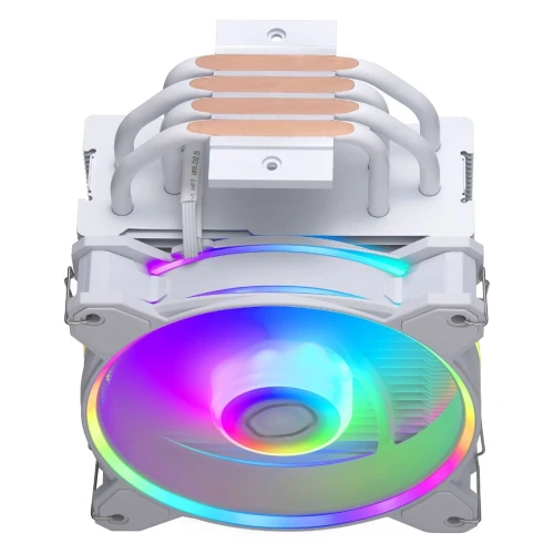 COOLER MASTER HYPER 212 HALO WHITE AIRCOOLING - 120mm ARGB FAN - SOCKET INTEL & AMD -ALUMINIUM-180W 