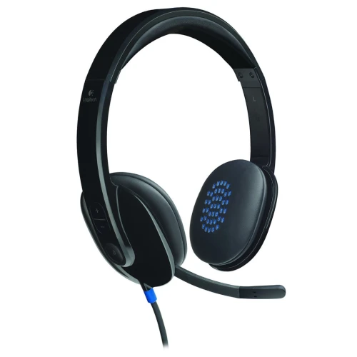 LOGITECH H540 - CASQUE MICRO USB - STÉRÉO NUMÉRIQUE - PC ET LAPTOP - MICROPHONE ANTI-BRUIT - BLACK