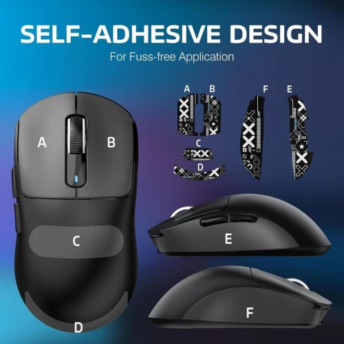 ATTACK SHARK X3 PRO - SOURIS FILAIRE & SANS FIL - BLUETOOTH - 6 BOUTONS - 26000 DPI - 8KHZ - BLACK