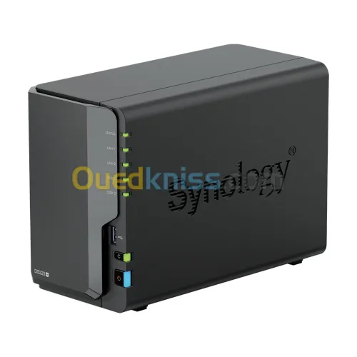 SYNOLOGY DS225+ - NAS 2 BAIES - CELERON J4125 - RAM 2GO  - 2.5 GBE - SAUVGARDE & PARTAGE - BLACK  