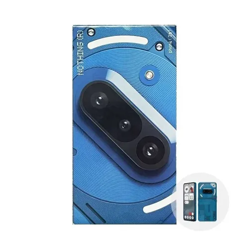 NOTHING PHONE 3A - SNAPDRAGON 7S GEN 3 - 12GO - 256 GO - DUAL SIM 5G - AMOLED 120 HZ  - WHITE & BLEU A059