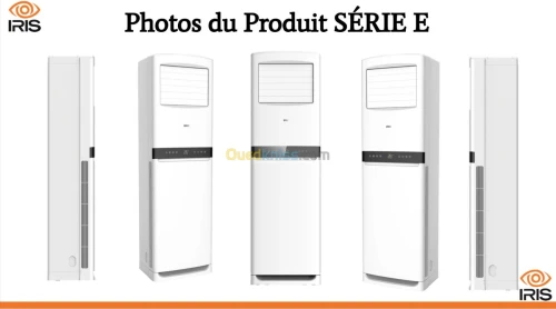 CLIMATISEUR IRIS ARMOIRE - SERIE E - 2025 -  48000 BTU - AIR FLOW - 48000 BTU - BLANC 