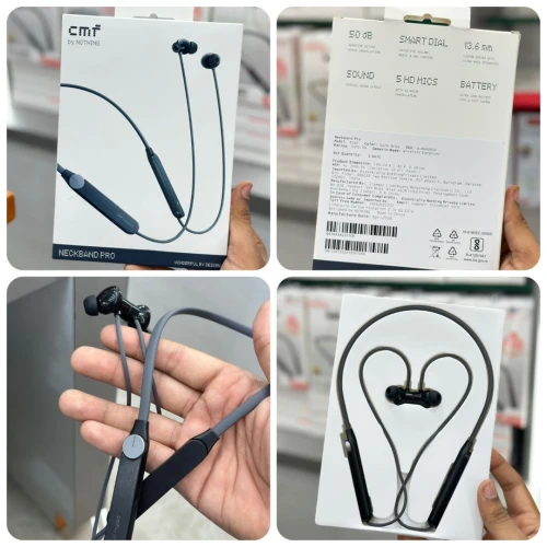 CMF BY NOTHING NECKBAND PRO - ÉCOUTEURS BLUETOOTH - ULTRA BASS - FAST CHARGE - ANC - ETANCHE - DARK GREY