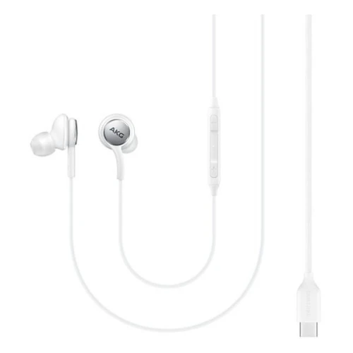 Samsung Écouteurs  USB Type - C  - Son par AKG    -   Noir  -  blanc