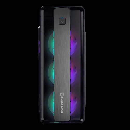 BOITIER GAMING GAMEMAX MOONLIGHT RAINBOW ATX RGB BLACK