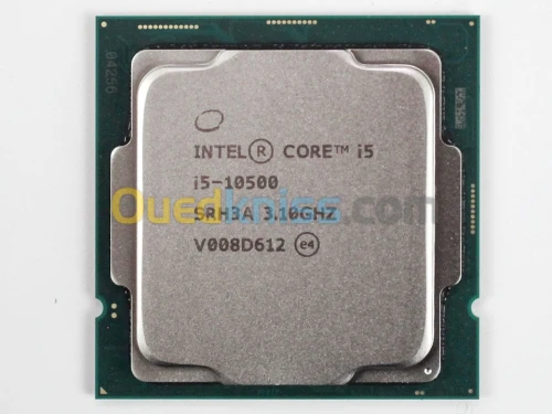 PROCESSEUR INTEL CORE I5-10500 - 12 MO DE CACHE - JUSQU'À 4,50 GHZ - 8 GT/s - TRAY SANS BOX