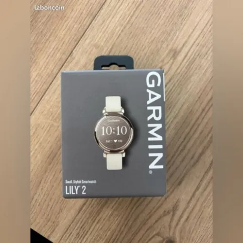 GARMIN LILY 2 - SMARTWATCH CONNECTÉE - 35.4mm - ÉCRAN TACTILE CACHÉ - ANDROID & IOS - SUIVI SANTE ACTIVITE - ETANCHE - BLACK
