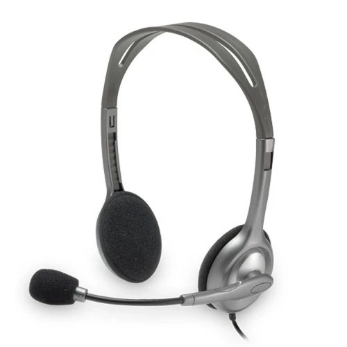LOGITECH H110 - STEREO - JACK 3.5 MM - MICRO AJUSTABLE - ARCEAU RÉGLABLE - COMPATIBLE PC MAC - LÉGER