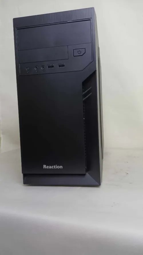 Boitier Reaction 6502 Micro ATX Case + Combo Reaction Clavier Souris KM300 - Alimentation 200W