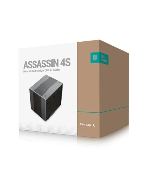 DEEPCOOL ASSASSIN 4S - AIRCOOLING 120MM - DOUBLE TOUR - HAUTE PERFORMANCE - INTEL & AMD - BLACK