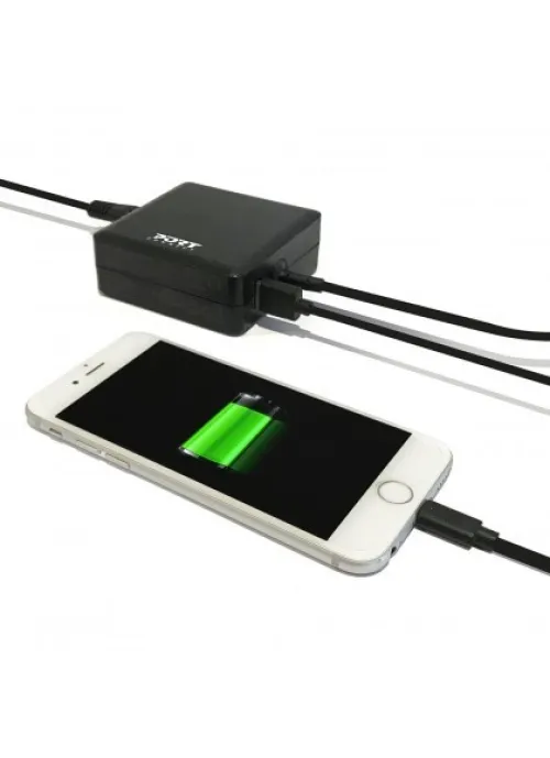Port Designs Alimentation 65w type c + 1 Port USB de Charge 