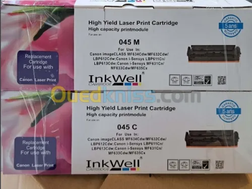 JEU TONER CANON 045 / 054 / 067 - INKWELL COMPATIBLE UNIVERSEL - 