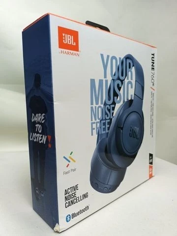 JBL Tune 760NC Casque circum-aural sans fil avec réduction de bruit - Bleu