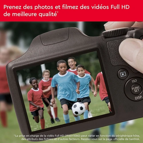 SanDisk Ultra SD 128 GB Carte Mémoire XC jusqu'à 120 Mo/s