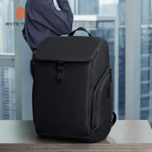 ARCTIC HUNTER B00558 - SAC À DOS 15,6" - 24L - POLYESTER - IMPERMÉABLE - DOCUMENT & LAPTOP - ETANCHE