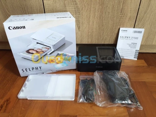 CANON SELPHY CP1500 COMPACT - IMPRIMANTE PHOTO PORTABLE - WIFI - ÉCRAN LCD - USB -  KP-108IN