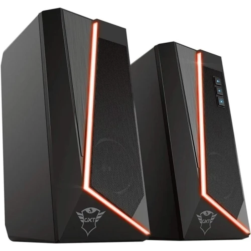 TRUST GAMING GXT609 ZOXA - SPEAKERS 2 CANAUX FILAIRE USB - 20000 HZ - RGB - CLEAR BASS 6W - BLACK 