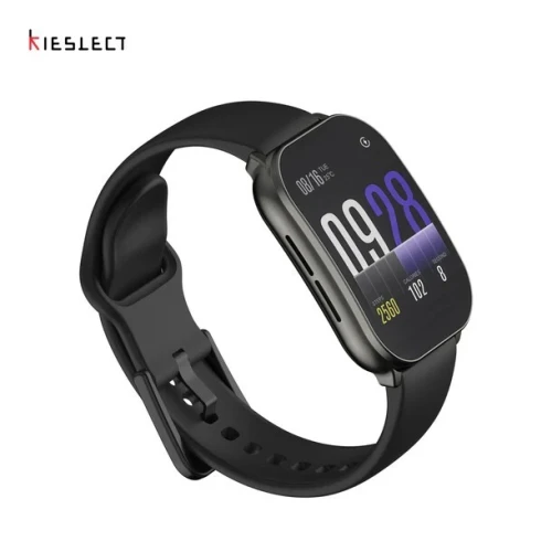 SMART WATCH KIESLECT BALANCS - Bluetooth - 2.1" AMOLED - CURVED - SPORT - WATERPROOF - CUIR -  NOIR