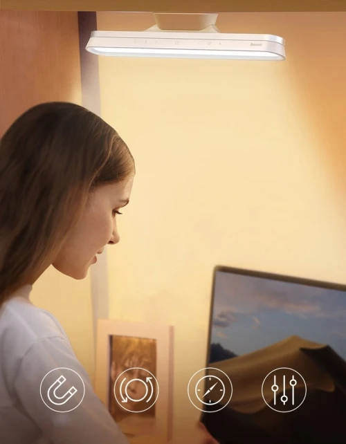 BASEUS Charging Desk Lamp Pro - magnétique  Stepless Dimming