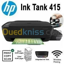 Imprimante HP 415 - WiFi - Ink Tank multifonction à réservoirs Jet d'encre - A4  - sans fil  