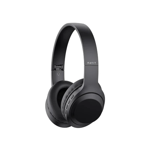 HAVIT H628BT - CASQUE BLUETOOTH SANS FIL - AUDIO STÉRÉO - MICRO INTÉGRÉ - PLIABLE - NOIR