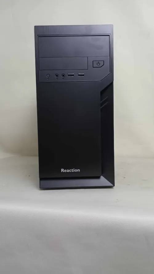Boitier Reaction 6502 Micro ATX Case + Combo Reaction Clavier Souris KM300 - Alimentation 200W