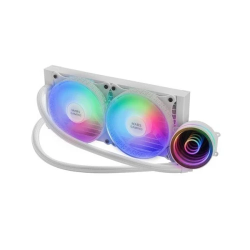 WATER COOLING MARS GAMING ML-ONE240 RGB - MULTI SOCKET - FRGB - TDP 250W - INFINITY MIRROR - WHITE