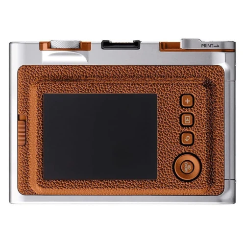 FUJIFILM INSTAX MINI EVO - APPAREIL PHOTO INSTANTANÉ - BLUETOOTH - LENS 28MM - 5 MP - FLASH - USB-C - MARRON