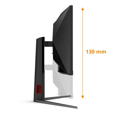 ECRAN AOC CU34G4 ULTRAWIDE - 34" WQHD 2K - 180Hz - 0.5MS - VA 1500R - HDR10 - AJUSTABLE - BLACK