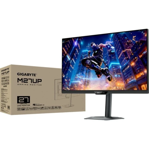 GIGABYTE M27UP - GAMING MONITEUR 27" 4K UHD - DALL IPS - 160 HZ - 1MS - HDR400 - AJUSTABLE - BLACK