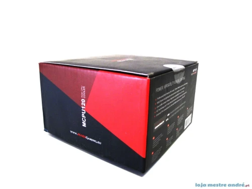 AIR COOLING MARS GAMING MCPU120 - Chroma RVB - VENTILATEUR SILENCIEUX - TDP 120W - NOIR
