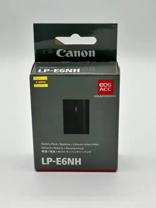 BATTERIE CANON LP-E6NH - 2130 MAH - LITHIUM-ION - 7,2V - LC-E6E - EOS R & D & MARK SERIES - BALCK