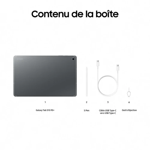 SAMSUNG GALAXY TAB S10 FE PLUS WIFI - 8GB -128GB - 13.1" 10090 mAh - 13 MPXL - BLISTER - 5000 MHA SM-X626