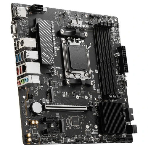 MSI PRO B650M-P - CARTE MÈRE MICRO-ATX - SOCKET AM5 - CHIPSET AMD B650 - DDR5 - M.2 - PCI EXPRESS - BLACK