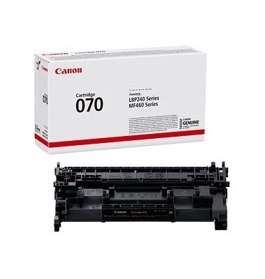 TONER CANON 070 CARTRIDGE BLACK - 3000 PAGES - TECHNOLOGIE D'IMPRESSION LASER - ORIGINAL 