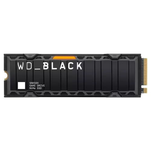 WD BLACK SN850X 2TB - SSD NVME PCIE GEN4 - 7300 MO/S - WITH HEATSINK - PC/CONSOL - 3D TLC - BLACK