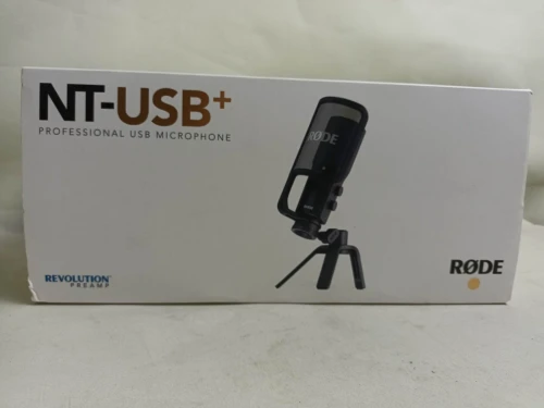 RODE NT-USB+ PROFESSIONAL USB MICROPHONE - POUR PC & SMARTEPHONE - BLACK