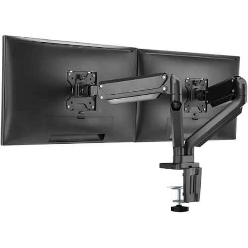 SUPPORT ECRAN TWISTED MINDS - TM-26-C012U - DUAL MONITOR - USB 3.0 - MÉCANISME À RESSORT - NOIR 
