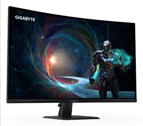 GIGABYTE GS32QCA - GAMING MONITEUR - 32" CUREVED QHD 2K - 180HZ - DALL VA - 1MS - HDMI/DP - BLACK