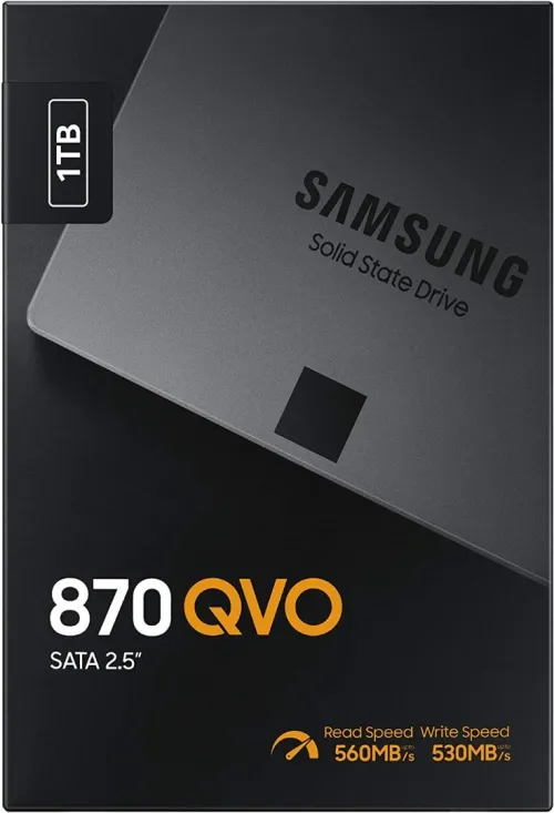 Samsung SSD 870 QVO 1To - Disque Dur SSD Interne - 560 MB/s