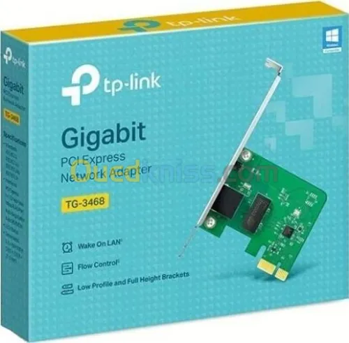 TP-LINK TG-3468 Carte réseau PCI Express Gigabit LAN (10/100/1000 Mbps) 