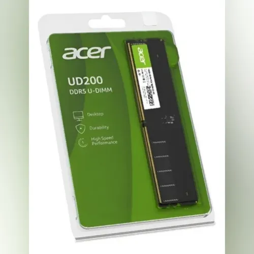 ACER UD200 RAM DESKTOP - 32GB - DDR5 - 5600 MHz - INTEL & AMD - UDIMM - 1.1V - BLACK