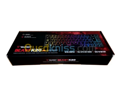 Tempest K20 Beast RGB  Clavier Gaming mécanique noir
