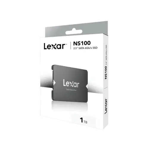 LEXAR NS100 1TB - DISQUE DUR INTERN SATA III SSD 2.5" - 550MB/s - UP TO 2000 Hz - 6Gb/s- NOIR