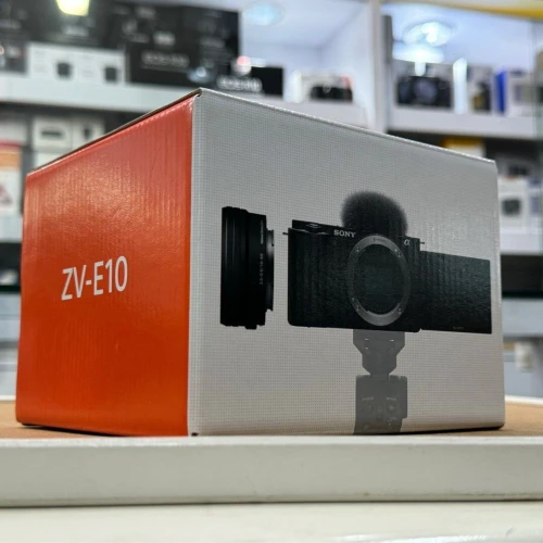 SONY ZV-E10 - APPAREIL PHOTO HYBRIDE 24.2 MP 4K + OBJECTIF E 16-50mm-LCD3" TACTILE -WI-FI -BLUETOOTH